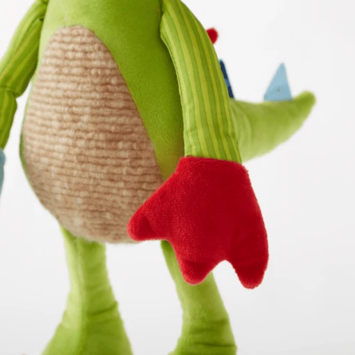 Sigikid ® Zachte Knuffel Patchwork Sweety Krokodil - Afbeelding 3