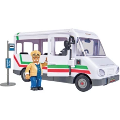 Simba Brandweerman Sam - Trevor's Bus Met Figuur