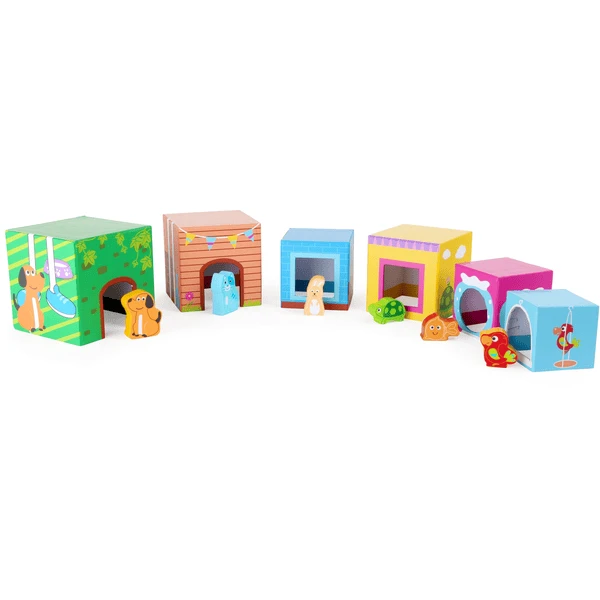 Small Foot® Stapelblokjes Met Figuren Huisdieren - Image 3