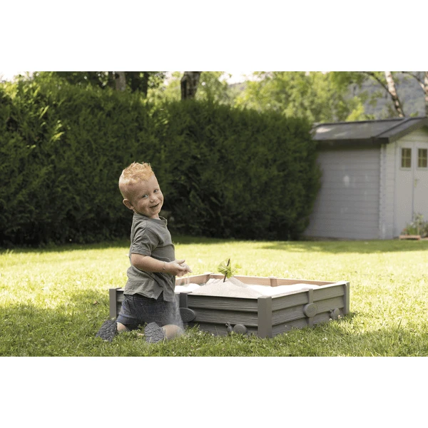 Smoby 2-in-1 Square Garden Zandbak En Plantenbed - Afbeelding 3