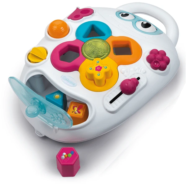 Smoby Cotoons 2in1 Loopwagen + Speelstation Roze - Image 3