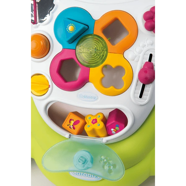 Smoby Cotoons 2in1 Loopwagen + Speelstation Roze - Image 4