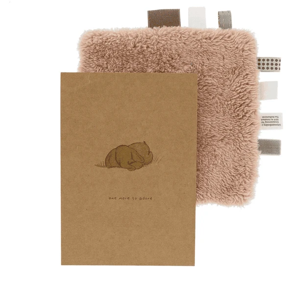 Snoozebaby Geboortekaartje Geschenkset Milky Rust