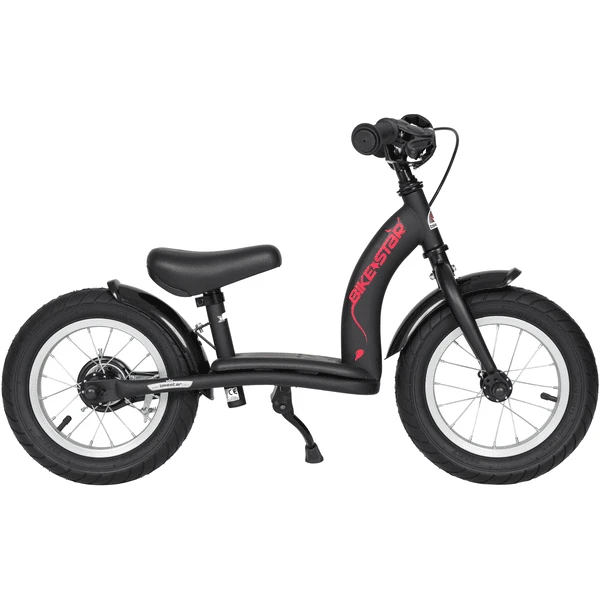 Star Trademarks BIKESTAR® Loopfiets 12'' Zwart, Mat - Afbeelding 2