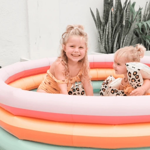 SWIM ESSENTIALS Swim Essential S Opblaasbaar Zwembad Regenboog Ø 150 Cm - Afbeelding 3
