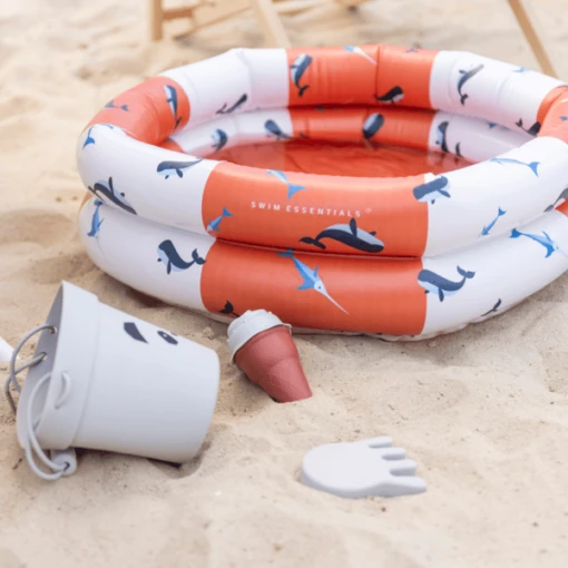 SWIM ESSENTIALS Swim Essential S Opblaasbaar Zwembad Rood- White Whale - Afbeelding 2