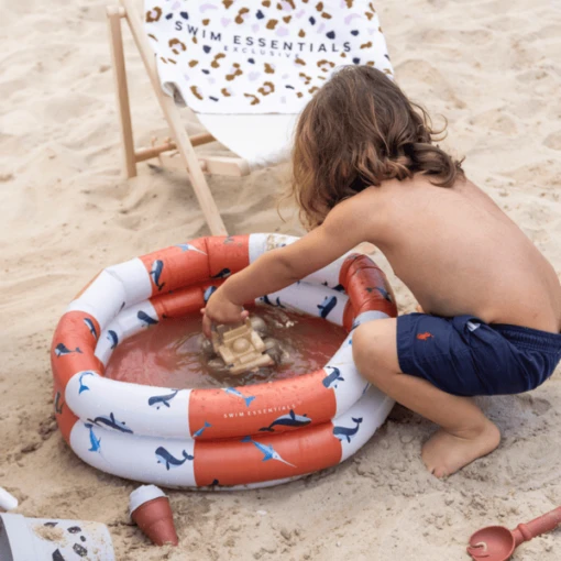 SWIM ESSENTIALS Swim Essential S Opblaasbaar Zwembad Rood- White Whale - Afbeelding 5