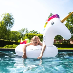 SWIM ESSENTIALS Swim Essential S Opblaasbare Eenhoorn Wit XL -Randwinkel Voor Kinderen swim essential s opblaasbare eenhoorn wit xl a359720 3