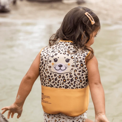 SWIM ESSENTIALS Swim Essential S Reddingsvest Beige Panther (18-30 Kg) - Afbeelding 4