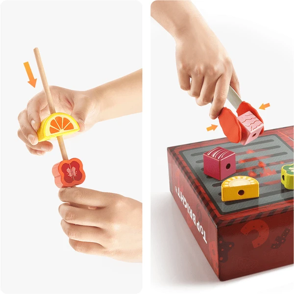 Top B Right Toys® Vormpjes Leerbox - BBQ Grill - Afbeelding 4