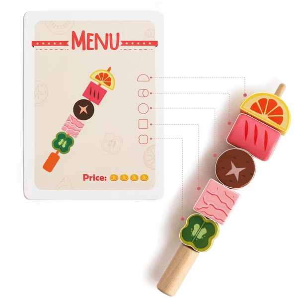 Top B Right Toys® Vormpjes Leerbox - BBQ Grill - Afbeelding 5