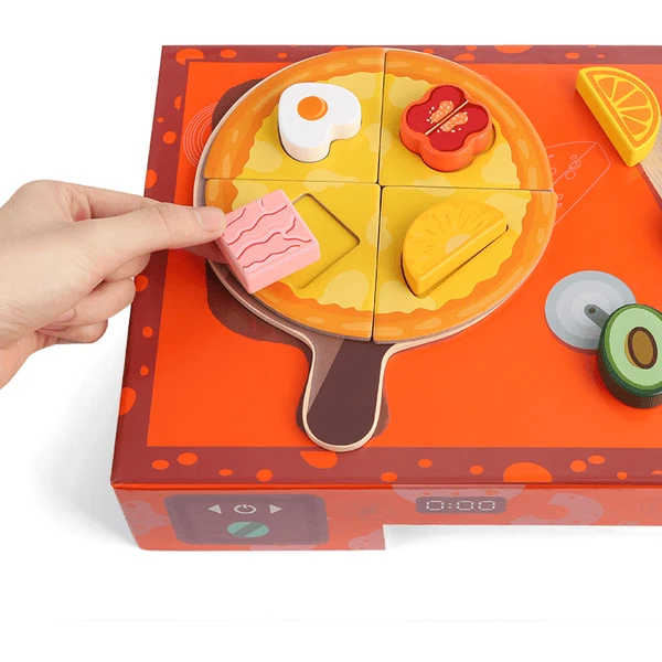 TopBright Toys® Vormpjes Leerdoos - Pizza Bakkerij - Image 4