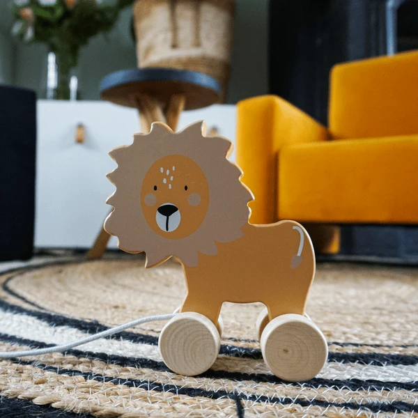 Tryco Houten Trekspeelgoed - Leeuw - Image 2