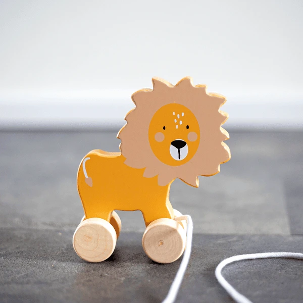 Tryco Houten Trekspeelgoed - Leeuw - Image 5