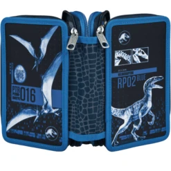UNDERCOVER Scooli Triple Decker Jurassic World , Gevulde Studentenkoffer -Randwinkel Voor Kinderen undercover scooli triple decker jurassic world gevulde studentenkoffer a309001 1