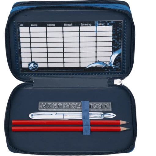 UNDERCOVER Scooli Triple Decker Jurassic World , Gevulde Studentenkoffer - Afbeelding 5
