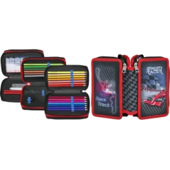 UNDERCOVER Scooli Triple Decker Speed Racer , Gevulde Studentenkoffer