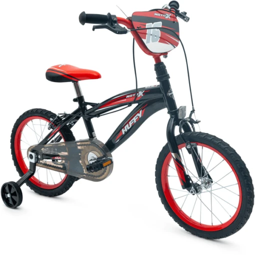 United Wheels Huffy Moto X 16 Inch Fiets Zwart - Afbeelding 3
