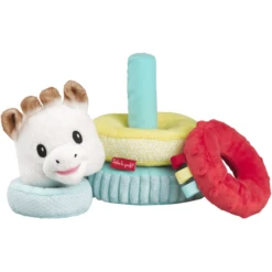 VULLI Sophie La Girafe® Stack Pyramide Plush -Randwinkel Voor Kinderen vulli sophie la girafe stack pyramide plush a329439 2