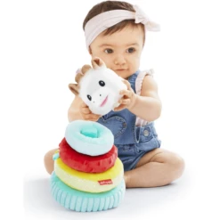 VULLI Sophie La Girafe® Stack Pyramide Plush -Randwinkel Voor Kinderen vulli sophie la girafe stack pyramide plush a329439 4
