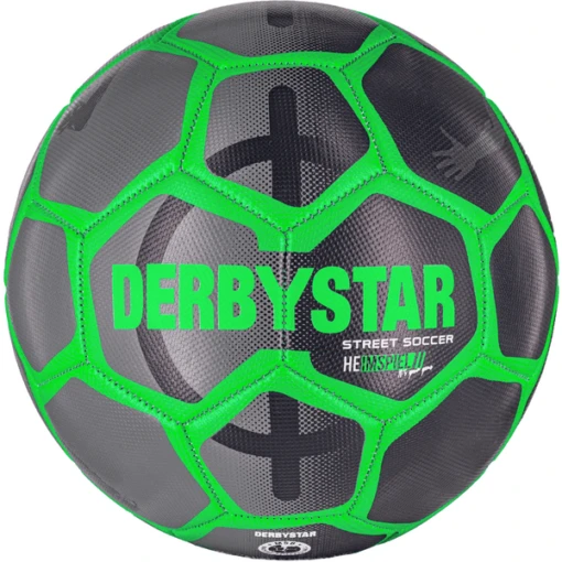 XTREM Speelgoed En Sport - Derbystar STREET SOCCER Thuiswedstrijd Voetbal Maat 5 Neon Groen - Afbeelding 2