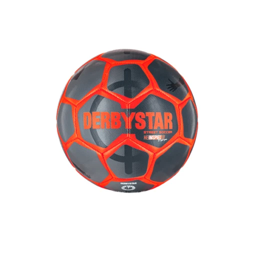 XTREM Speelgoed En Sport - Derbystar STREET SOCCER Thuiswedstrijd Voetbal Maat 5 Neon Orange - Afbeelding 2