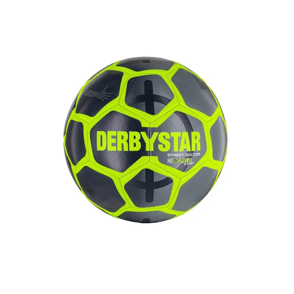 XTREM Toys And Sports - Derbystar STREET SOCCER Thuiswedstrijd Voetbal Maat 5 Neon Geel - Afbeelding 2