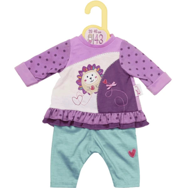 Zapf Creation Dolly Moda Jurk En Legging Dieren 2sort 43cm - Image 4